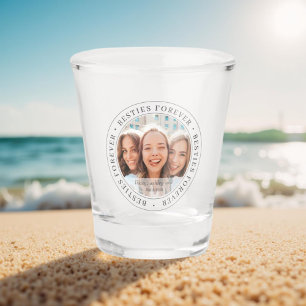Eenvoudige, moderne BFF-foto voor iedereen Shot Glas