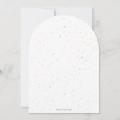 Eenvoudige moderne blauwe ballon 1e verjaardag boo kaart (Achterkant)