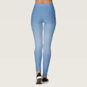 Eenvoudige moderne blauwe marine gradiënt leggings (Achterkant)