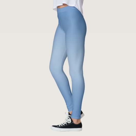 Eenvoudige moderne blauwe marine gradiënt leggings (Links)