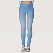 Eenvoudige moderne blauwe marine gradiënt leggings (Voorkant)
