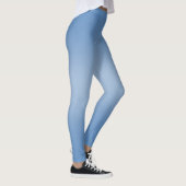 Eenvoudige moderne blauwe marine gradiënt leggings (Rechts)