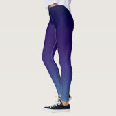 Eenvoudige moderne blauwe marine gradiënt leggings (Links)
