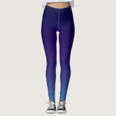 Eenvoudige moderne blauwe marine gradiënt leggings (Voorkant)