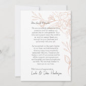 Eenvoudige moderne bloem QR-code dankkaart Bedankkaart (Voorkant)