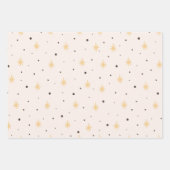 Eenvoudige moderne Boho minimalistische kerst Inpakpapier Vel (Voorkant 3)