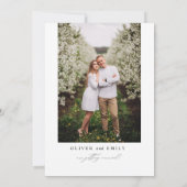 Eenvoudige moderne boog cirkel foto opslaan van de kaart (Achterkant)