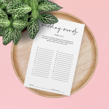 Eenvoudige moderne bruiloft woorden Vrijgezellenfe