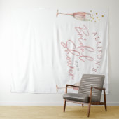 Eenvoudige moderne brunch en bruisende bruidsachte wandkleed (In Situ (horizontaal))