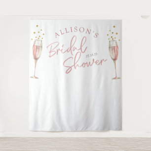 Eenvoudige moderne brunch en bruisende bruiloft ac wandkleed