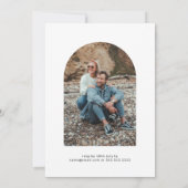 Eenvoudige moderne bubbels & drankjes koppel bruis kaart (Achterkant)