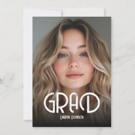 Eenvoudige Moderne Calligrafie Foto Afstudeer Uitn Kaart