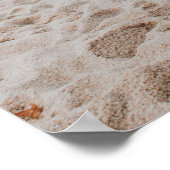 Eenvoudige Moderne Calligrafie Foto Bruiloft Welko Poster (Hoek)