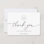 Eenvoudige, moderne campagne voor het koppelen van bedankkaart (Voorkant)