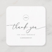 Eenvoudige, moderne campagne voor het koppelen van vierkante visitekaartje (Voorkant)