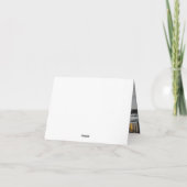 Eenvoudige Moderne Chic Prettig Kerstfeest Wijnroo Feestdagen Kaart (Achterkant)