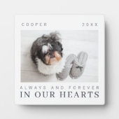 Eenvoudige moderne chique fotostander met tekst vo fotoplaat (Voorkant)