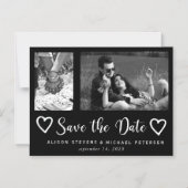 Eenvoudige moderne chique script bruiloft foto ops magnetische uitnodiging (Voorkant)