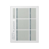 Eenvoudige, moderne, dagelijkse, professionele pla notitieblok (Linkerzijde)