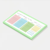 Eenvoudige moderne dingen om te doen post-it® notes (Schuin)