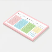 Eenvoudige moderne dingen om te doen post-it® notes (Schuin)