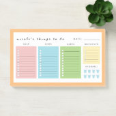 Eenvoudige moderne dingen om te doen post-it® notes (Kantoor)