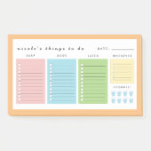 Eenvoudige moderne dingen om te doen post-it® notes (Voorkant)