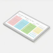 Eenvoudige moderne dingen om te doen post-it® notes (Schuin)