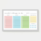 Eenvoudige moderne dingen om te doen post-it® notes (Voorkant)