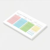 Eenvoudige moderne dingen om te doen post-it® notes (Schuin)