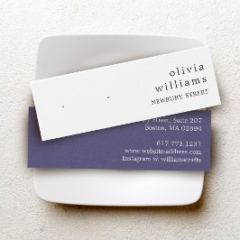 Eenvoudige moderne displaykaart voor oorhangers mini visitekaartjes