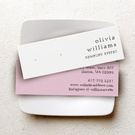 Eenvoudige moderne displaykaart voor oorhangers mini visitekaartjes