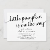 Eenvoudige moderne douche | Bloei kleine pompoen Kaart (Voorkant)