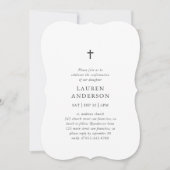 Eenvoudige moderne e-mailkruisbevestiging kaart (Voorkant)