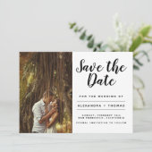 Eenvoudige Moderne Elegant sparen de Witte Foto va Save The Date