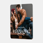 Eenvoudige moderne elegante bewerkbare kleur betro metalen ornament (Voorkant links)