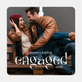 Eenvoudige moderne elegante bewerkbare kleur betro metalen ornament (Voorkant)