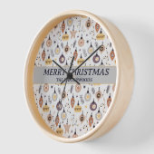 Eenvoudige moderne elegante decoratieve kerstfamil (Hoek)