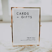 Eenvoudige moderne elegante Kaarten en geschenken 