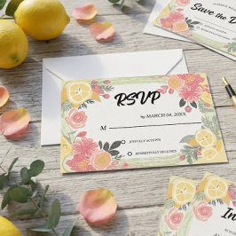 Eenvoudige Moderne Elegante Klassieke Trouw-RSvp RSVP Kaartje