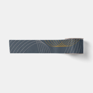 Eenvoudige, moderne, elegante, koele, trendy illus satijnen lint