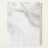 Eenvoudige moderne elegante marmer 2023-planner planner (Achterkant)