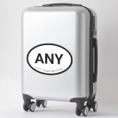 Eenvoudige moderne Europese stijl Aangepaste Lands Sticker (Koffer)