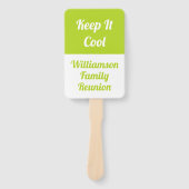 Eenvoudige moderne familiereünie - Houd het koel g Handwaaier (Voorkant)