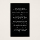 Eenvoudige moderne foto begrafenis gebed Kaart (Achterkant)