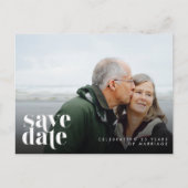 Eenvoudige Moderne Foto Gelofte Vernieuwing Sla de Aankondigingskaart (Voorkant)