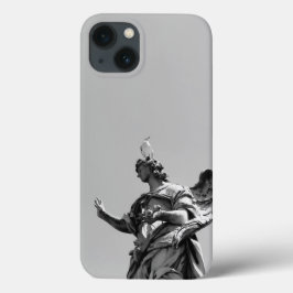 Eenvoudige, moderne foto van de zeemeeuw bovenop h iPhone 13 hoesje