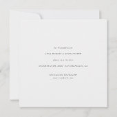 Eenvoudige, moderne foto van Elegant Save The Date (Achterkant)