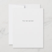 Eenvoudige moderne foto "Zal je mijn bruidsmeisje  (Achterkant)