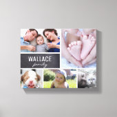 Eenvoudige, moderne fotocollage canvas afdruk (Voorkant)